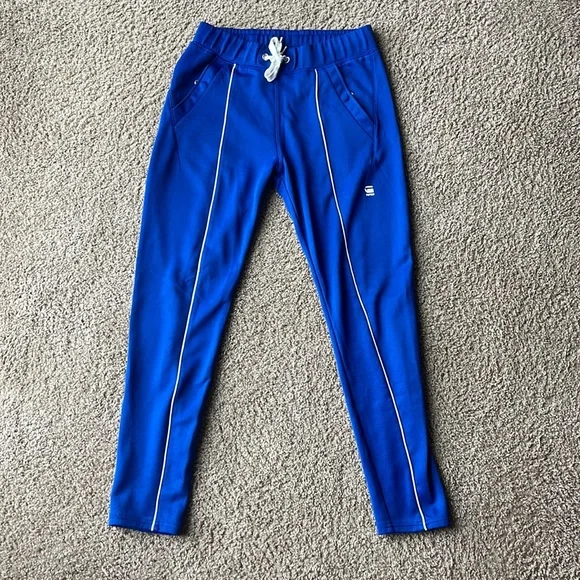 Mens G Star Raw slim fit royal blue sweatsuit